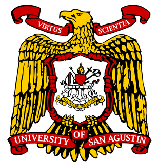 شعار University of San Agustin